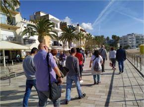 La Llar Residncia Tarragona de la Fundaci Pere Mata va de colnies a Sitges