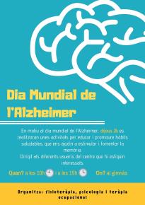 Dia Mundial de lAlzheimer al Centre sociosanitari Monterols