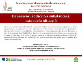 Depressi i addicci a substncies: estat de la situaci