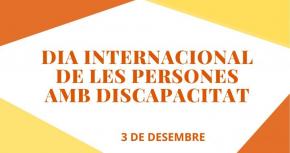 Acte institucional del Dia Internacional de les Persones amb disCAPACITAT, 3 de desembre