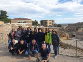 El Servei Prelaboral dAmposta visita les restes romniques de Tarragona