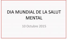 10 de Octubre, Da Mundial de la Salud Mental
